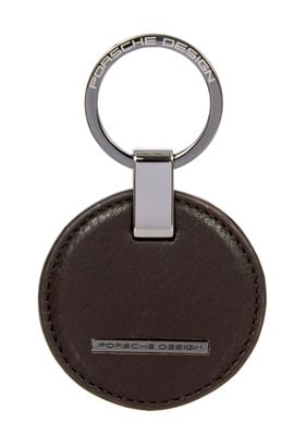 PORSCHE DESIGN Keyring Circle Dark Brown