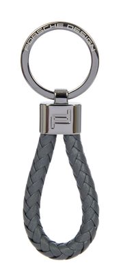 PORSCHE DESIGN Keyring Leather Cord Anthracite