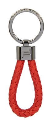 PORSCHE DESIGN Keyring Leather Cord Lava Orange