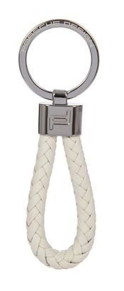 PORSCHE DESIGN Keyring Leather Cord White