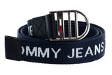 TOMMY HILFIGER TJW Essential Webbing Belt 3.0 W100 Twilight Navy