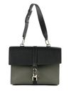 FURLA Narciso Shoulder Bag S Salvia c + Dark Salvia + Nero