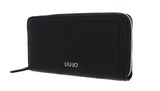LIU JO Tenace Zip Around Wallet XL Nero LIU JO Tenace Zip Around Wallet XL Nero