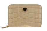COCCINELLE Lucilla Croco Shiny Soft Zip Around Wallet Silk COCCINELLE Lucilla Croco Shiny Soft Zip Around Wallet Silk