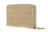 COCCINELLE Lucilla Croco Shiny Soft Zip Around Wallet Silk COCCINELLE Lucilla Croco Shiny Soft Zip Around Wallet Silk
