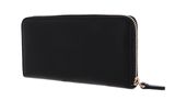 COCCINELLE Lucilla Zip Around Wallet Noir COCCINELLE Lucilla Zip Around Wallet Noir