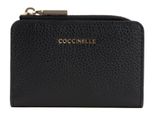 COCCINELLE Metallic Soft Credit Card Holder Noir