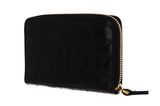 COCCINELLE Lucilla Croco Shiny Soft Zip Around Wallet Noir COCCINELLE Lucilla Croco Shiny Soft Zip Around Wallet Noir