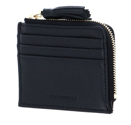 COCCINELLE Tassel Credit Card Holder Noir