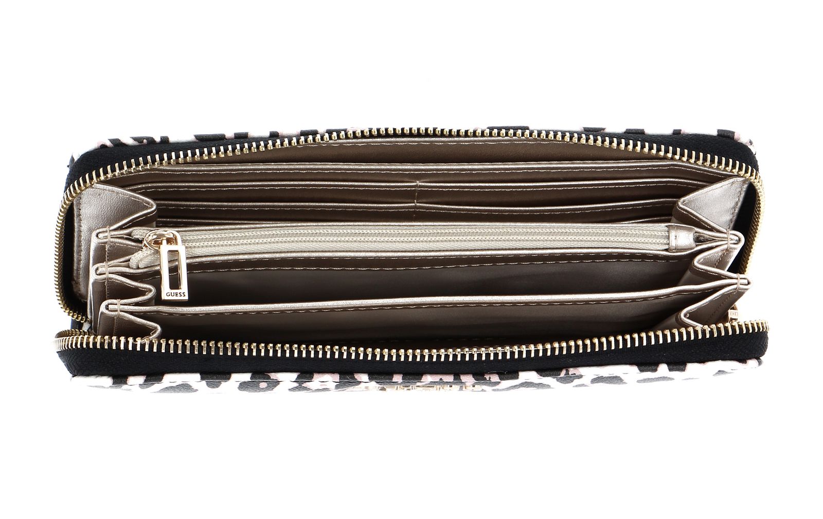 GUESS Vikky SLG Zip Around L Blush Leopard Buy bags, purses & accessories online modeherz