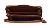 COCCINELLE Tassel Zip Around Wallet Caramel COCCINELLE Tassel Zip Around Wallet Caramel
