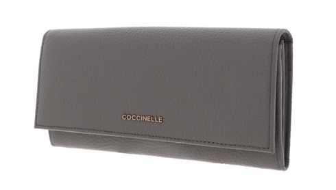 COCCINELLE Metallic Soft Wallet Stone