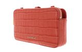 COCCINELLE Mini Bag Crossbody Croco Soft Geranium COCCINELLE Mini Bag Crossbody Croco Soft Geranium
