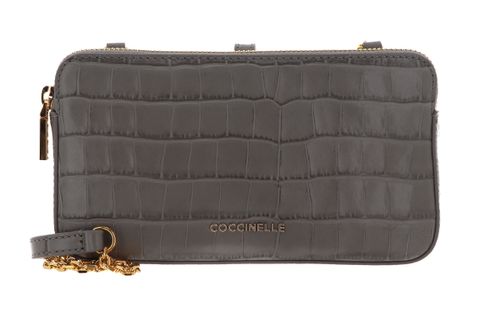 COCCINELLE Mini Bag Crossbody Croco Soft Stone