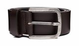 REPLAY Leather Belt W85 Black Coffe