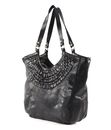 CAMPOMAGGI Woven Leather Bags Shopping Bag L Nero