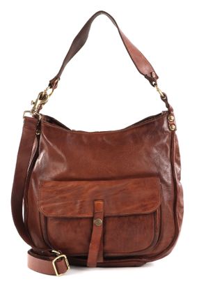 CAMPOMAGGI Everyday Leather Bag Shoulder Bag L Cognac