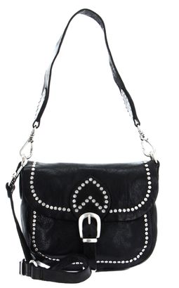 CAMPOMAGGI Horizontal Shoulder Bag Nero