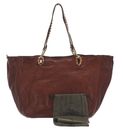 CAMPOMAGGI Everyday Leather Bag Shopping Bag Cognac