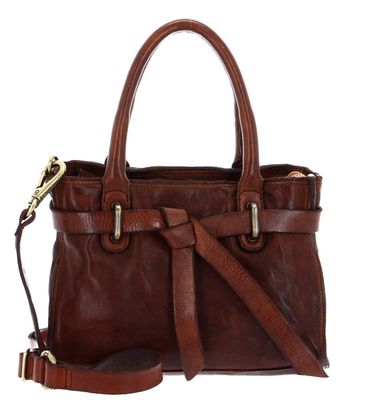 CAMPOMAGGI Everyday Leather Bag Shopping Bag S Cognac