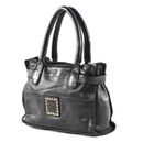 CAMPOMAGGI Everyday Leather Bag Shopping Bag S Nero