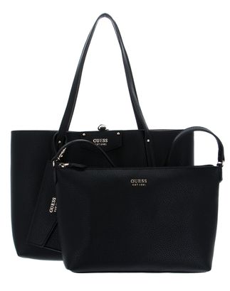 バッグ Guess Tote bag black GUESS-Reisetasche-Wilder-Zip-