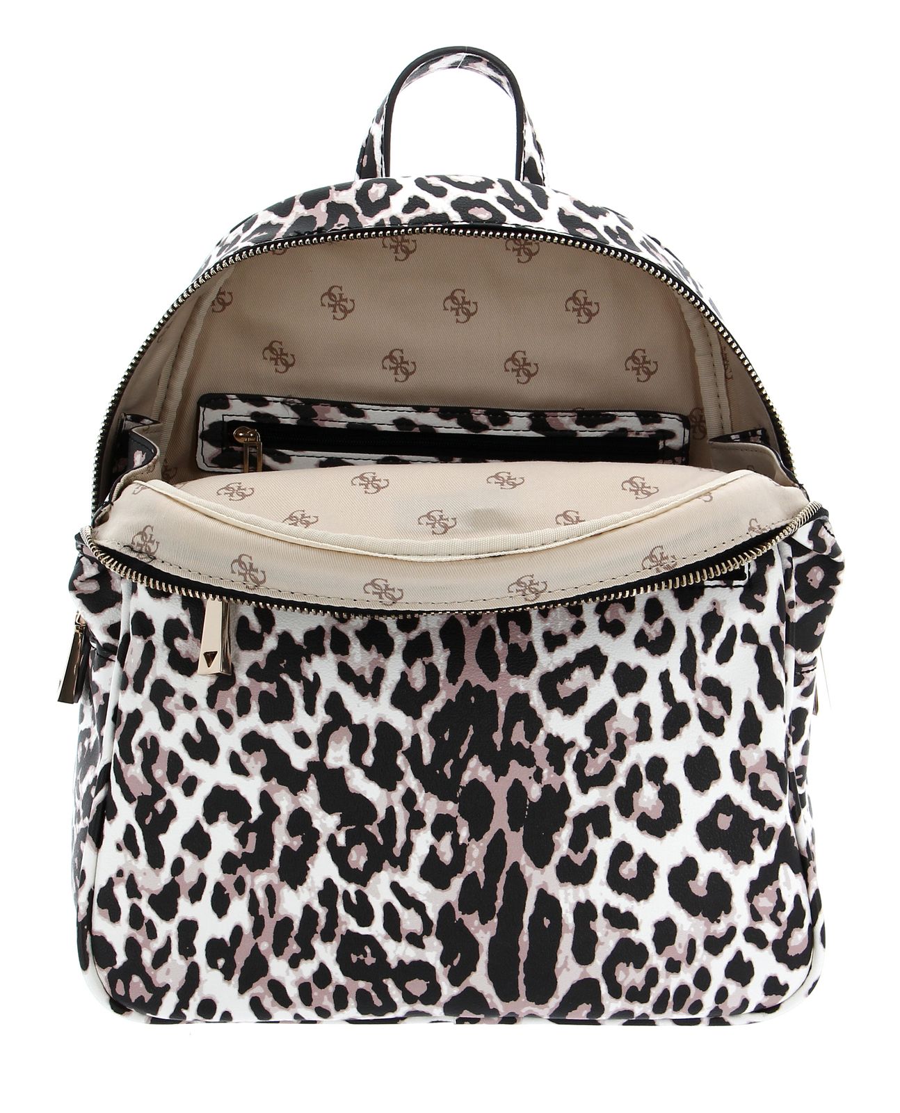 GUESS backpack Vikky Backpack Blush Leopard | Buy bags, purses ...