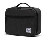 Herschel Pouches Pop Quiz Lunch Box Black Crosshatch Herschel Pouches Pop Quiz Lunch Box Black Crosshatch