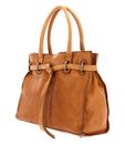 CAMPOMAGGI Everyday Leather Bag Shopping Bag Cammello