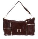 CAMPOMAGGI Horizontal Shoulder Bag Cognac