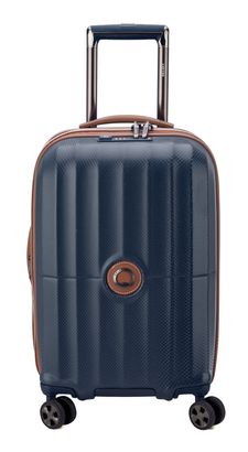 DELSEY PARIS St Tropez Expandable 4 Double Rolls Cabine Trolley 55 Marine Blue