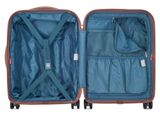 DELSEY PARIS Carrousel 4 Double Rolls Cabine Slim Trolley 55 Platin