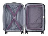 DELSEY PARIS Air Armour 4DR Expandable Cabin Trolley 55 Dark Purple DELSEY PARIS Air Armour 4DR Expandable Cabin Trolley 55 Dark Purple