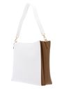 VALENTINO Rovere Hobo Bag Bianco / Cuoio VALENTINO Rovere Hobo Bag Bianco / Cuoio