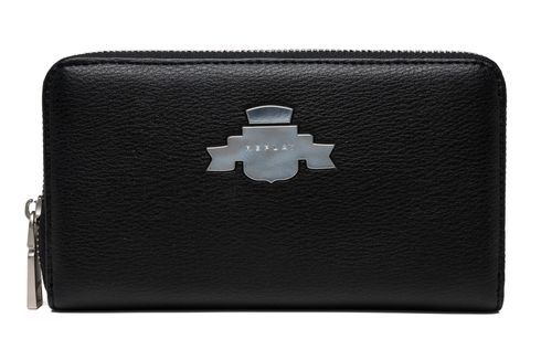 REPLAY Zip Around Wallet Black