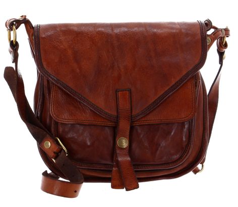 CAMPOMAGGI Orleans Crossbody M Cognac