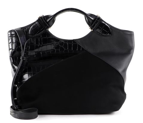 DECADENT Teddy Patchwork Tote Black