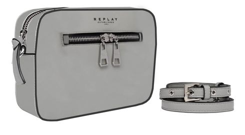 REPLAY Crossbody Bag Cement Grey