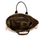 CAMPOMAGGI Crocus Shopping Bag L Platino - T + V. Militare + St.Nera