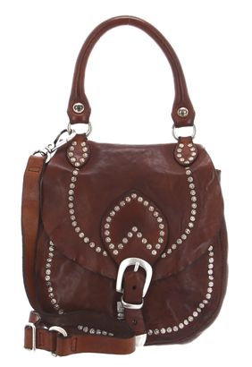 CAMPOMAGGI Mini Shoulder Bag Cognac