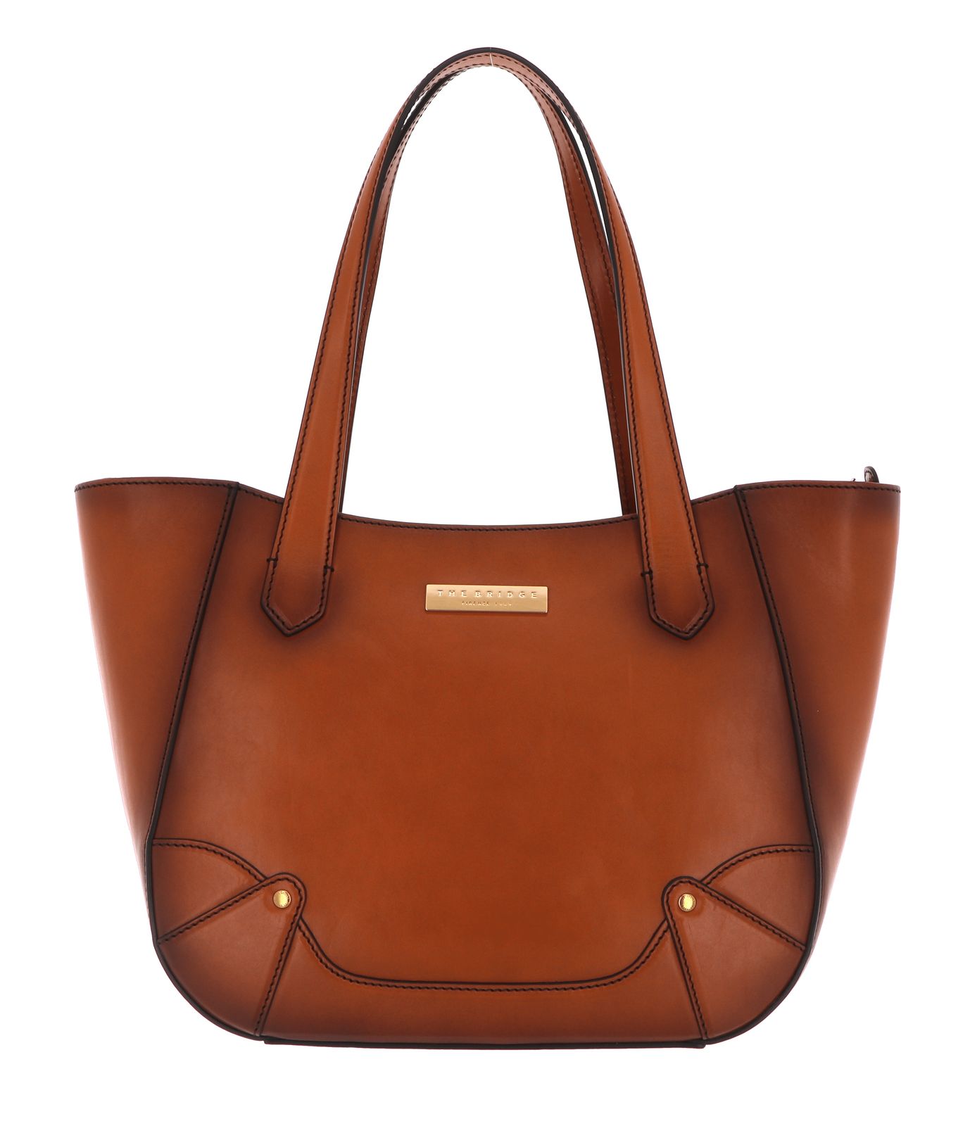 THE BRIDGE Shopping Bag Cognac / Oro | Buy bags, purses & accessories ...