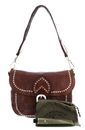 CAMPOMAGGI Horizontal Shoulder Bag Cognac