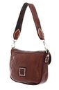CAMPOMAGGI Horizontal Shoulder Bag Cognac