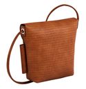 TOM TAILOR Ida Weaving Flap Bag S Cognac TOM TAILOR Ida Weaving Flap Bag S Cognac