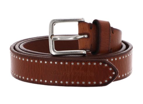 Marc O'Polo Elea-Rivet Belt Ladies W95 Burnt Camel