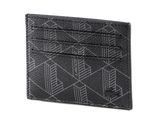 LACOSTE The Blend CC Holder Allover Monogram Noir Gris