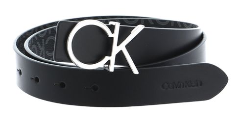 Calvin Klein Re-Lock CK Rev Belt 30MM W90 Black / Black Mono