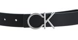 Calvin Klein Re-Lock CK Rev Belt 30MM W90 Black / Black Mono