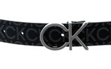 Calvin Klein Re-Lock Logo Belt 30MM Mono W125 Black Mono Calvin Klein Re-Lock Logo Belt 30MM Mono W125 Black Mono