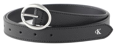 Calvin Klein CKJ Classic Rounded Buckle Belt 25MM W75 Black